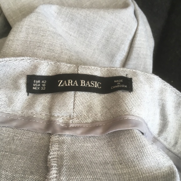 Zara two-piece suit / pantsuit with sz 6 blazer sz 6 / sz 12 pant - Picture 6 of 9